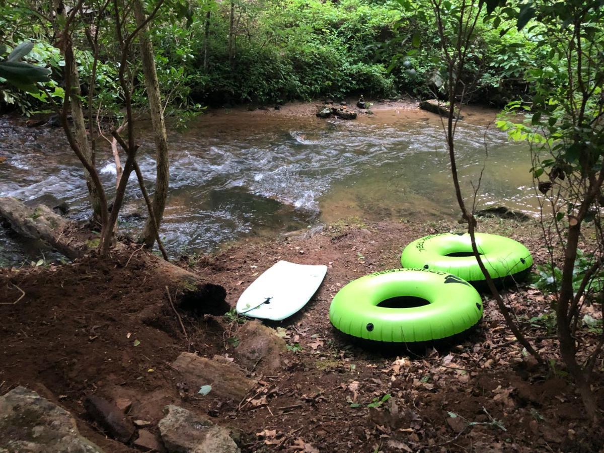 Cozy Creekfront Family Cabin-Pet Friendly -Gamerm-Hot Tub Hiawassee Εξωτερικό φωτογραφία