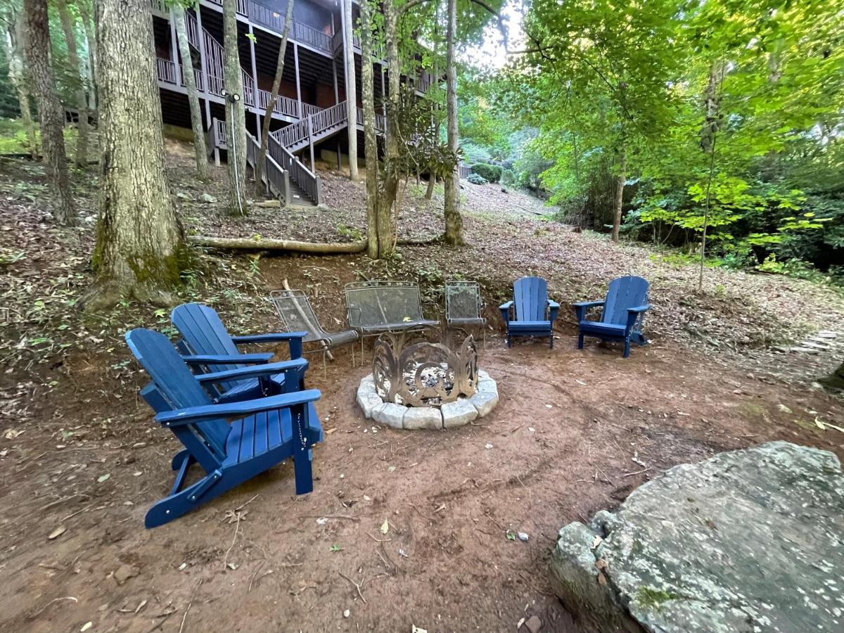 Cozy Creekfront Family Cabin-Pet Friendly -Gamerm-Hot Tub Hiawassee Εξωτερικό φωτογραφία