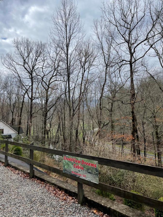 Cozy Creekfront Family Cabin-Pet Friendly -Gamerm-Hot Tub Hiawassee Εξωτερικό φωτογραφία